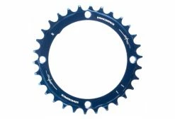 Plateau Race Face Narrow Wide 104mm Bleu (Taraudé)