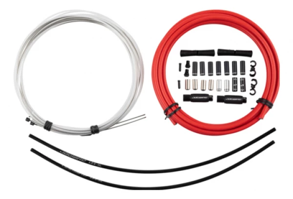 Kit Câbles Et Gaine Jagwire 2x Elite Sealed Shift Kit Rouge 2 Kit Câbles Et Gaine Jagwire 2x Elite Sealed Shift Kit Rouge – Image 2