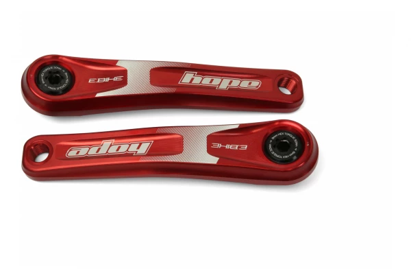 Manivelles Hope Evo E-Bike ISIS Rouge 1 Manivelles Hope Evo E-Bike ISIS Rouge