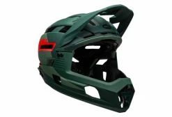 Casque Avec Mentonnière Amovible BELL Super Air R Mips Vert Rouge 2022