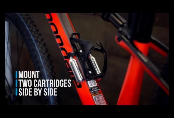 Support De Cartouche CO2 Lyne Noir 2 Support De Cartouche CO2 Lyne Noir – Image 2