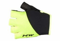 Paire De Gants Courts Northwave Fast Jaune / Noir
