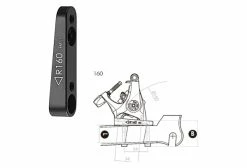 Adaptateur Arrière Tektro Flat Mount F6 160mm