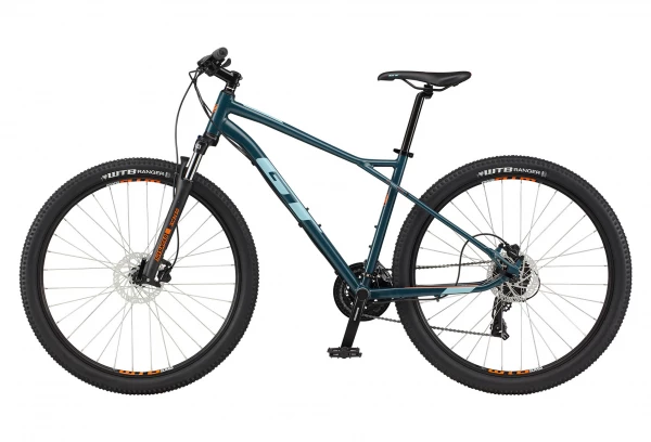 VTT Semi-Rigide GT Aggressor Expert Shimano Tourney 8V 27.5'' Bleu Gris Slate 3 VTT Semi-Rigide GT Aggressor Expert Shimano Tourney 8V 27.5'' Bleu Gris Slate – Image 3