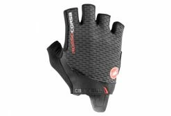 Gants Castelli Rosso Corsa Pro V Gris Foncé