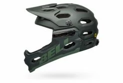 Casque Avec Mentonnière Amovible Bell Super 3R MIPS Vert Mat 2022 -Vélos Soldes Boutique 18482425fb7ccae5dc970.99448651