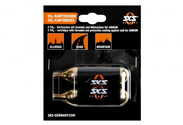 Cartouches De CO2 SKS 16g (avec Filetage) 2 Cartouches De CO2 SKS 16g (avec Filetage) – Image 2