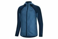 Veste Imperméable Femme Gore Wear C5 GTX Trail Hooded Bleu