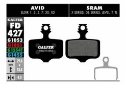 Paire De Plaquettes Galfer Semi-métalliques Avid Elixir 1 2 3 5 7 / Sram XX. X0. X7. X9. DB Standard -Vélos Soldes Boutique 1914302600998a6a8d2e3.09088268