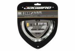 Kit Câbles Et Gaines Pour Dérailleurs Jagwire 2x Elite Link Shift Kit Argent