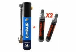 Pack 1 Capsule BIMPAIR - 88g CO2 Raccord Rapide + 2 Cartouches