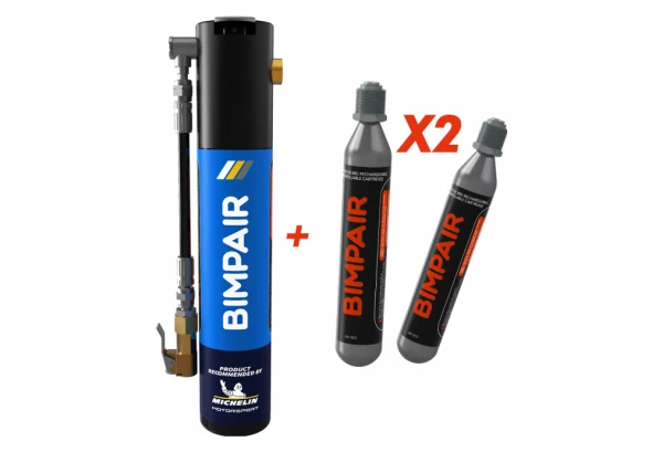 Pack 1 Capsule BIMPAIR - 88g CO2 Raccord Rapide + 2 Cartouches 1 Pack 1 Capsule BIMPAIR - 88g CO2 Raccord Rapide + 2 Cartouches