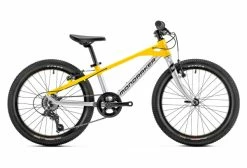 VTT Enfant Mondraker Leader 20 Shimano Tourney 7V 20'' Argent Jaune 2022 6 - 8 Ans