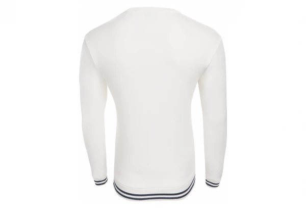 Sweatshirt LeBram Ecusson Marshmallow / Blanc 3 Sweatshirt LeBram Ecusson Marshmallow / Blanc – Image 3