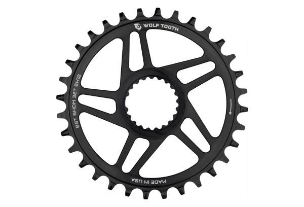 Wolf-tooth Plateau Wolf Tooth Direct Mount Shimano Boost 3 Mm Drop-Stop ST Pour Shimano HyperGlide+ 12 Vitesses Noir 1 Wolf-tooth Plateau Wolf Tooth Direct Mount Shimano Boost 3 Mm Drop-Stop ST Pour Shimano HyperGlide+ 12 Vitesses Noir