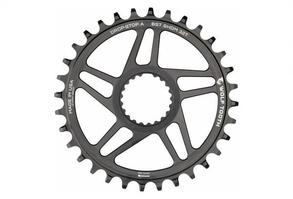 Wolf-tooth Plateau Wolf Tooth Direct Mount Shimano Boost 3 Mm Drop-Stop A Noir 1 Wolf-tooth Plateau Wolf Tooth Direct Mount Shimano Boost 3 Mm Drop-Stop A Noir