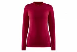 Maillot Manches Longues Craft Core Dry Active Comfort Rouge Femme