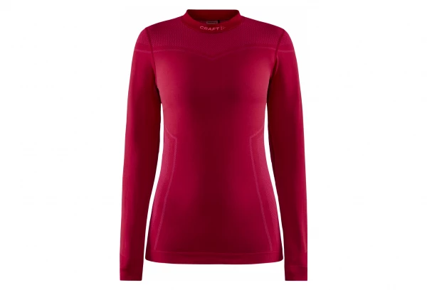 Maillot Manches Longues Craft Core Dry Active Comfort Rouge Femme 1 Maillot Manches Longues Craft Core Dry Active Comfort Rouge Femme