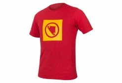 T-shirt Endura Carbone One Clan Rouge
