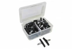 Newton Bike PORTE PATIN FREIN VTT A VIS SYMETRIC NEWTON 70mm NOIR (COFFRET DE 25 PAIRES)