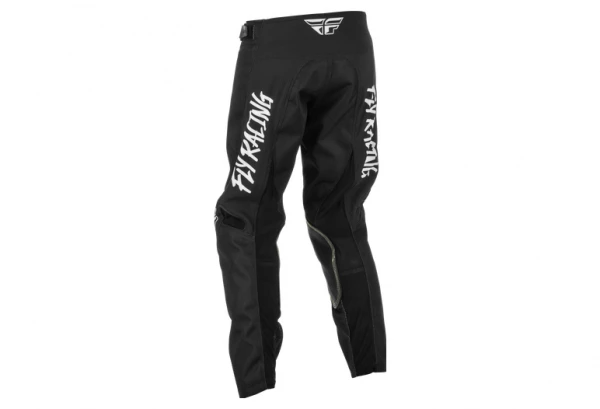 Pantalon Enfant Fly Racing Kinetic Rebel Noir / Blanc 2 Pantalon Enfant Fly Racing Kinetic Rebel Noir / Blanc – Image 2