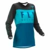 Maillot Manches Longues Femme Fly Racing F-16 Bleu / Noir