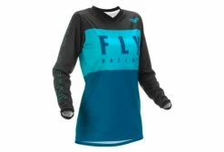 Maillot Manches Longues Femme Fly Racing F-16 Bleu / Noir