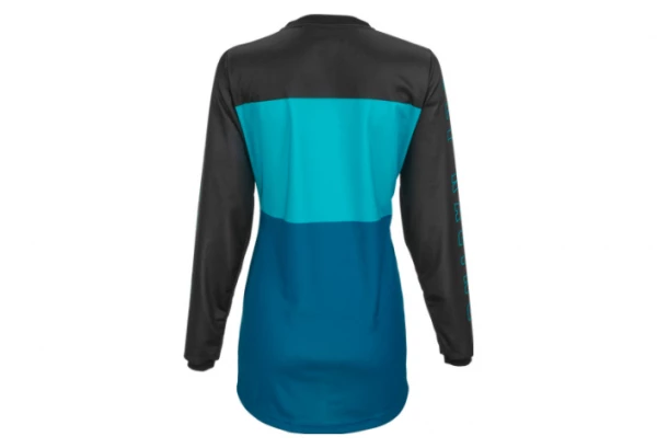 Maillot Manches Longues Femme Fly Racing F-16 Bleu / Noir 2 Maillot Manches Longues Femme Fly Racing F-16 Bleu / Noir – Image 2