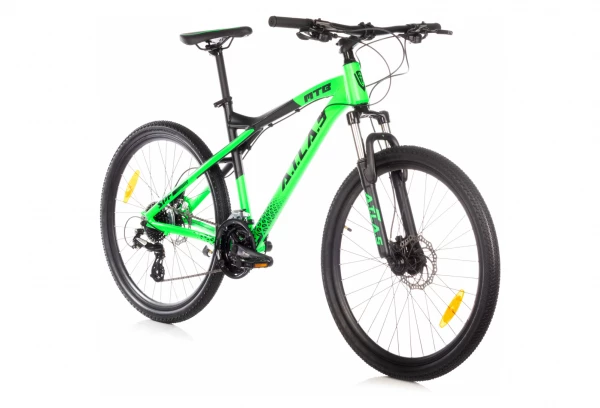 Atlas Bike VTT 26'' Rigide Homme Atlas - Cadre Alu - Double Freins à Disque - 24 Vitesses - Fourche Télescopique - Equipé En Shimano 2 Atlas Bike VTT 26'' Rigide Homme Atlas - Cadre Alu - Double Freins à Disque - 24 Vitesses - Fourche Télescopique - Equipé En Shimano – Image 2