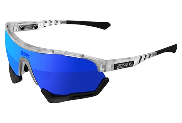 Lunettes SCICON Aerotech Glace Mate / Multimirror Bleu 1 Lunettes SCICON Aerotech Glace Mate / Multimirror Bleu