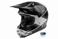 Casque Intégral Fly Racing Formula CP Rush Gris / Noir / Blanc