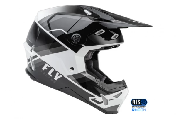 Casque Intégral Fly Racing Formula CP Rush Gris / Noir / Blanc 4 Casque Intégral Fly Racing Formula CP Rush Gris / Noir / Blanc – Image 4
