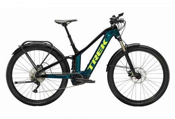 VTC Électrique Tout-Suspendu Trek Powerfly FS 4 EQ Shimano Deore 10V 625 Wh 27.5'' Aquatic / Noir 2023 1 VTC Électrique Tout-Suspendu Trek Powerfly FS 4 EQ Shimano Deore 10V 625 Wh 27.5'' Aquatic / Noir 2023