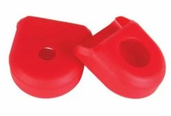 RACE FACE Paire De Protèges Manivelles Carbone BOOT PEDAL Rouge