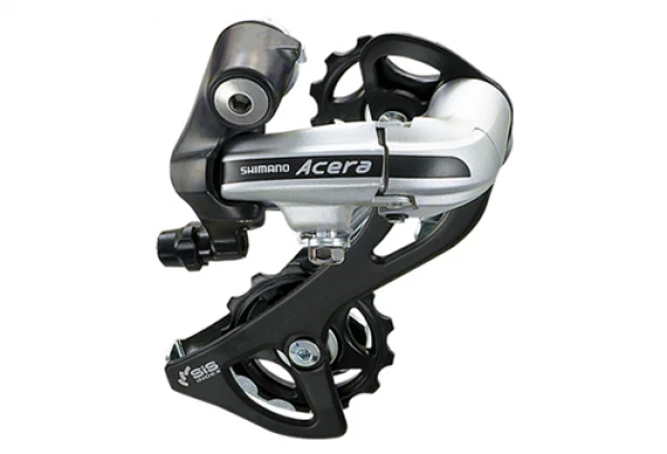 Dérailleur Arrière Shimano Acera M360 7/8v Argent Chape Longue SGS 1 Dérailleur Arrière Shimano Acera M360 7/8v Argent Chape Longue SGS