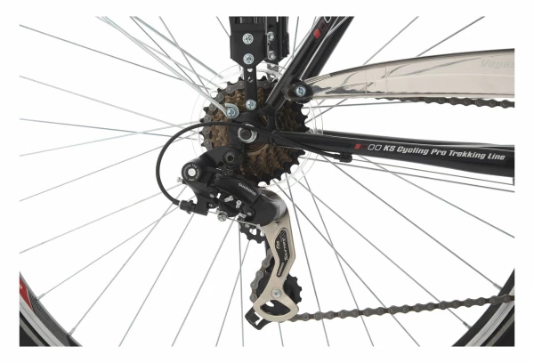 VTC KS Cycling Vegas 700mm Shimano Tourney 7V Noir 3 VTC KS Cycling Vegas 700mm Shimano Tourney 7V Noir – Image 3