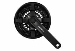 Pédalier SHIMANO Tourney FC-TY501 6/7/8v Noir 48/38/28 170mm