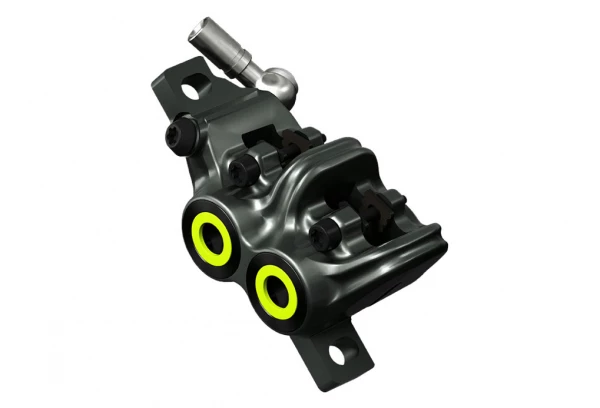 Etrier De Frein MAGURA MT7 4 Pistons Gris/Jaune 1 Etrier De Frein MAGURA MT7 4 Pistons Gris/Jaune