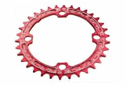 RACE FACE Mono Plateau Narrow Wide 104mm Rouge
