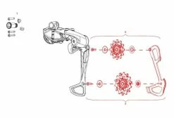 Galets Sram GX Eagle Et Cage Interne