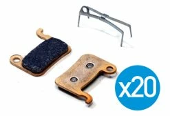 Pack De 20 Paires De Plaquettes Brake Authority Pour Shimano XTR / Saint / Deore LX / XT Avant 2007 Et SLX 2009