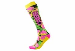 Paire De Chaussettes Hautes O'neal Pro Mx Island Jaune / Multi