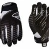 Five Gloves Paire De Gants Longs Five Race Noir Blanc