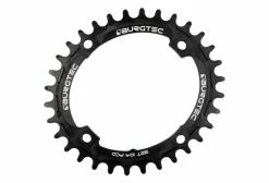 Plateau Ovale Burgtec Thick Thin Oval PCD 104 Narrow Wide Noir