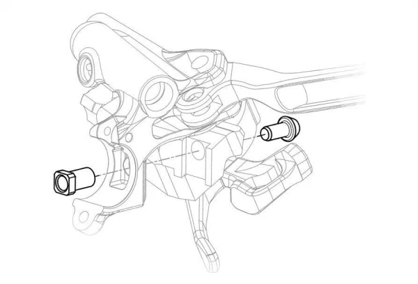 Adaptateur TRP Pour Shifter I-Spec II Droite 1 Adaptateur TRP Pour Shifter I-Spec II Droite