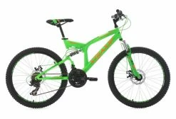 VTT Tout-Suspendu KS Cycling Xtraxx 24'' Shimano Tourney 7V Vert Orange
