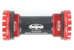 HOPE Boitier Roulements Externes Inox 68/73mm ROUGE